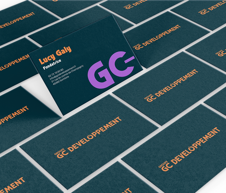 Cartes de visite du groupe GC Developpement