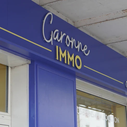 Devanture Garonne Immo
