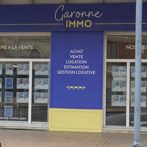 Devanture Garonne Immo