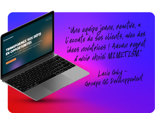 Avis client - Lucie Galy de Groupe GC Developpement